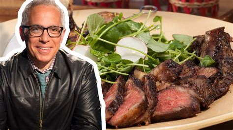 Geoffrey Zakarian Makes A Grilled Cowboy Rib Eye Steak The Kitchen