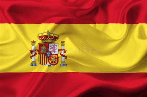 Spain Waving Flag Stock Photo Image Of Effect Revival