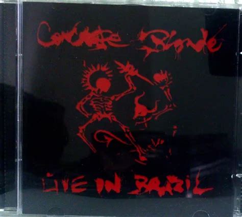 Cd Concrete Blonde Duplo Live In Brazil Orig Novo Mercadolivre