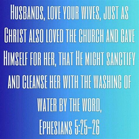 Ephesians 5 25 26 Love Your Wife Verse Of The Day Ephesians