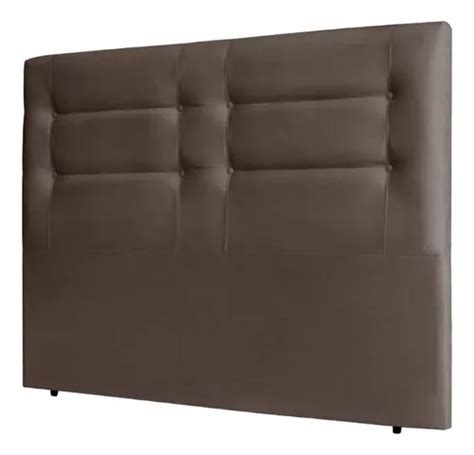 Cabeceira Estofada Cama Box King Cm Zoe Suede Marrom Mercadolivre