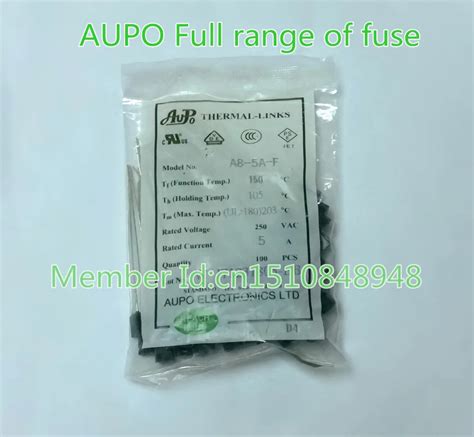 20pcs A2 5a F 5a Tf 115 Degrees 250v Aupo 115 Degrees Square