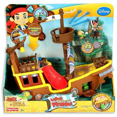 Fisher Price Jake I Piraci Z Nibylandii Figurka Gadaj Cy Statek