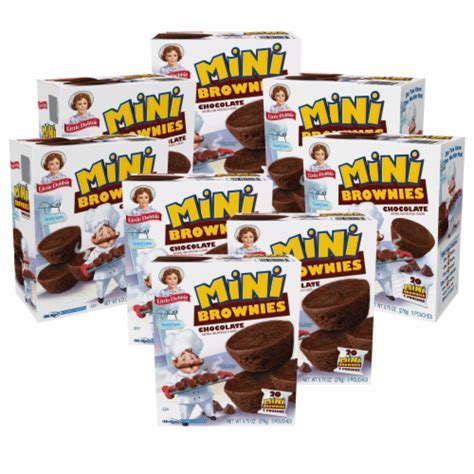 Little Debbie Mini Brownies 8 Boxes 40 Travel Pouches Of Bite Size