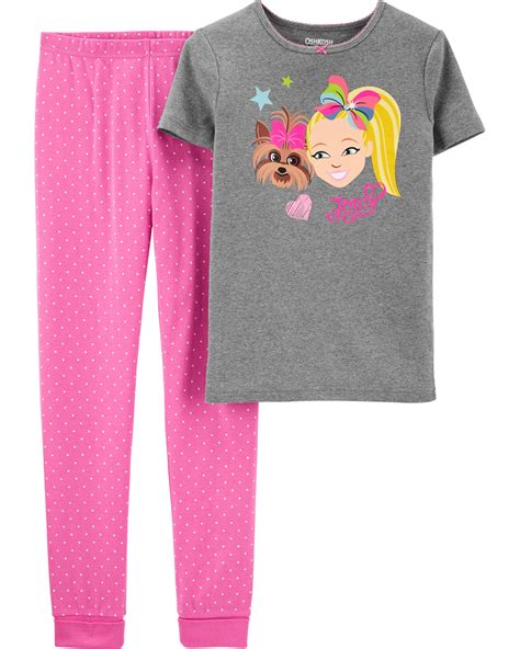 Kid 2 Piece Jojo Siwa 100 Snug Fit Cotton Pajamas Carters Carter