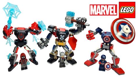 All Lego Marvel Mech Armor Sets 2021 Compilation Collection Speed