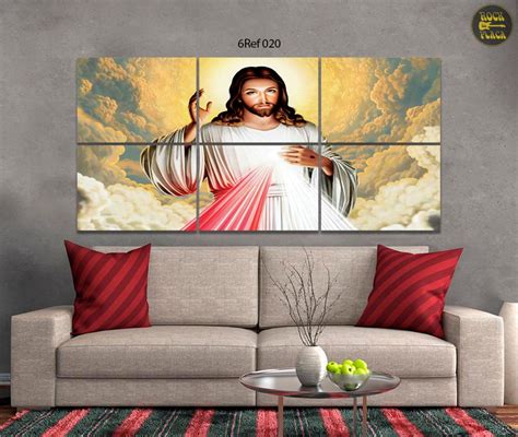 Quadro Decorativo Jesus Cristo Decora O Sala Kit Pe As Elo