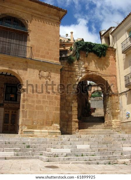 Main Square Plaza Mayor Alcaraz Village Stock Photo Shutterstock