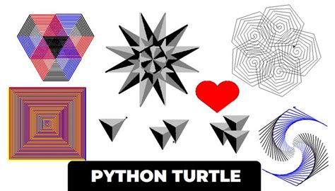 Python Turtle Draw Different Shape Design In Python Turtle Graphics