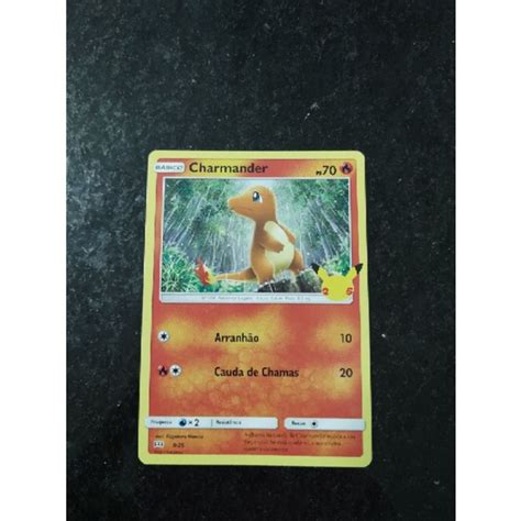 Carta Pokemon Charmander Promocional Cole O Mcdonald S