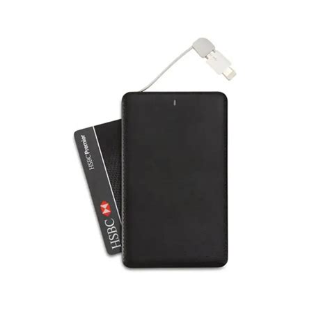 Ultra Thin Credit Card Size Power Bank Mah Custom Color Ultra Slim