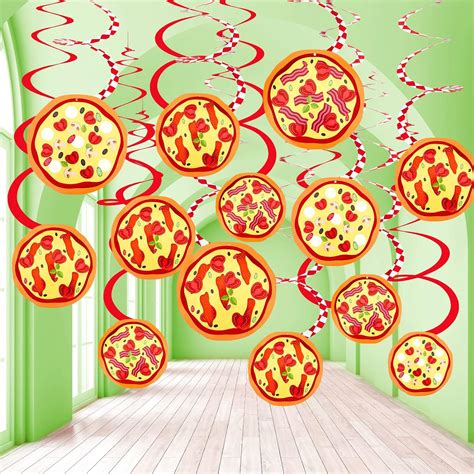 Buy 30-Piece Pizza Party Decorations Set Online Australia | Ubuy