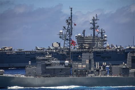 Indian U S And Japanese Big Decks Drill In The Indo Pacific