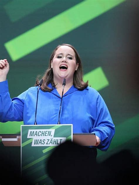 Grünen Chefin Ricarda Lang hat den auf dem Bundesparteitag in Karlsruhe