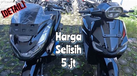 PERBANDINGAN HONDA PCX CBs STYLO CBs 2024 WARNA HITAM GLOSSY