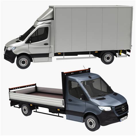 Mercedes sprinter box truck 3D model - TurboSquid 1635406