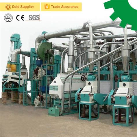 Ton Per Day Small Factory Price Complete Maize Flour Milling Machine