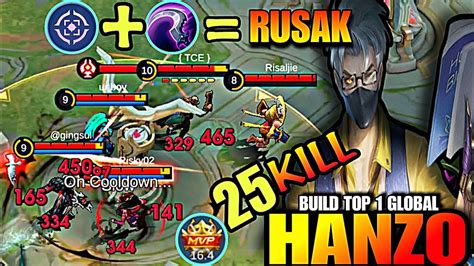 25 KILL PRO HANZO New Jungle Paling Rusak Patch Sekarang Build Top