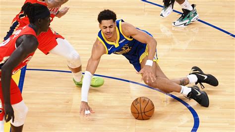 Jordan Poole Returns To Warriors Pelicans After Left Ankle Tweak Nbc Sports Bay Area And California