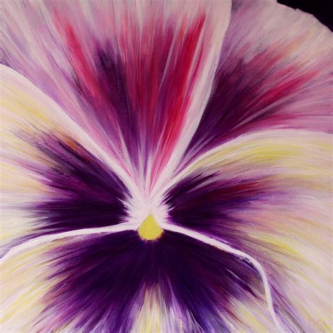 Flower Abstract By Kirstin Mccoy L Oil Painting L Fineartseen