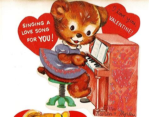 Bear Valentine Bear Valentines Vintage Valentine Cards Valentines Cards