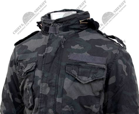 Surplus Regiment M Jacket Black Camo