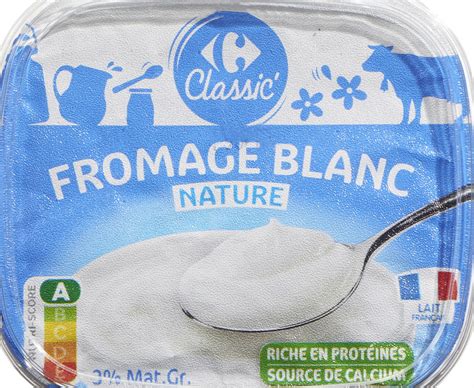 Fromage Blanc Nature Mg Carrefour Classic Fromage Blanc Okgo Net