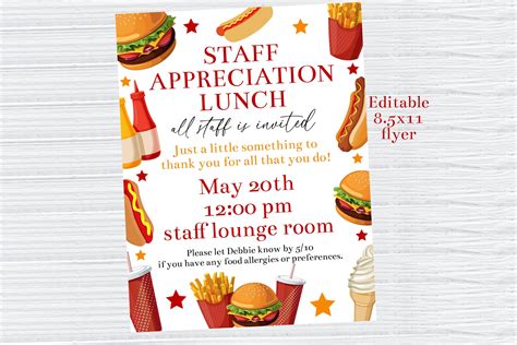 Employee Appreciation Flyer Templates