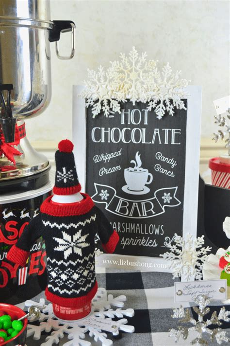 Santa S Hot Chocolate Bar With Recipe Liz Bushong