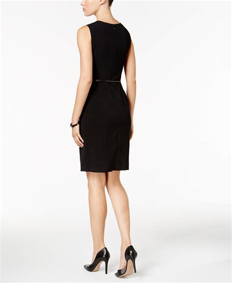 Nine West Belted Sheath Dress Macys