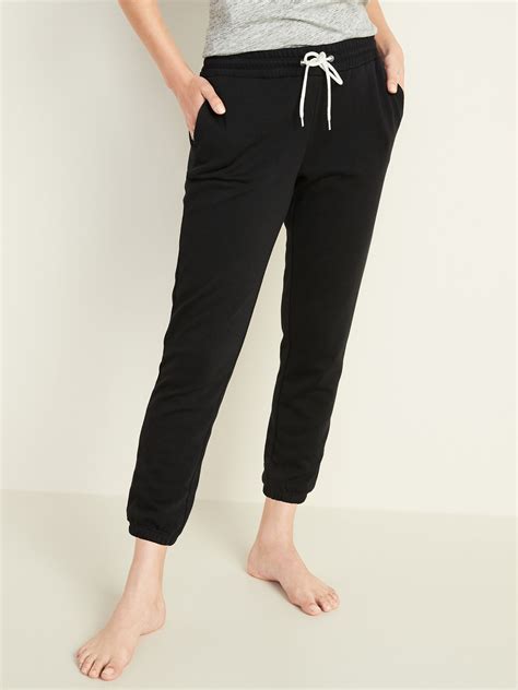 French Terry Cinched Hem Sweatpants For Women Old Navy Joggers