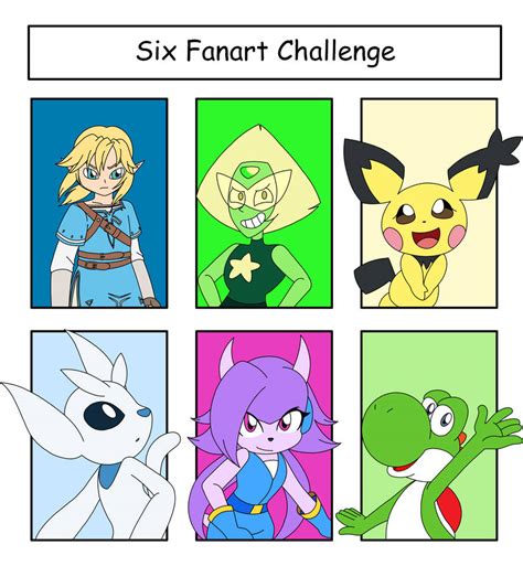 Six Fanart Challenge By Midnight3wonder On Deviantart