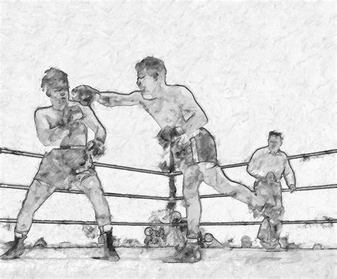 Old Boxing Old Time Painting By John Farr Fine Art America