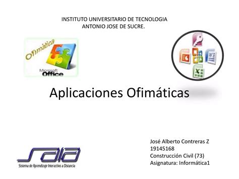 Aplicaciones Ofim Ticas Ppt