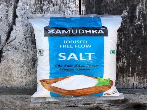 White Powder Samudhra Refined Iodised Freeflow Salt Kg Grade First