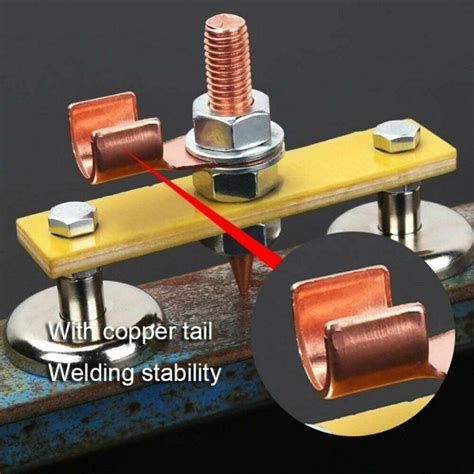 Clamp Double Strong Magnetic Welding Magnet Head Magnetic Ground Clamp