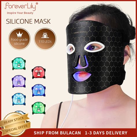 Foreverlily Colors Silicon Led Light Face Mask Phototherapy