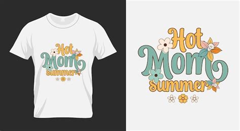 Hei E Mama Sommer Mama Retro Png Sublimation Design Premium Vektor