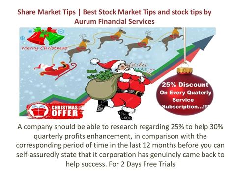 PPT - Share Market Tips | Best Stock Market Tips and stock tips by ...