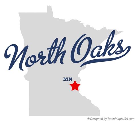 Map Of North Oaks Mn Minnesota