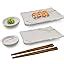 Amazon Happy Sales HSST 6CDTQDR 6 PC Japanese Sushi Plate