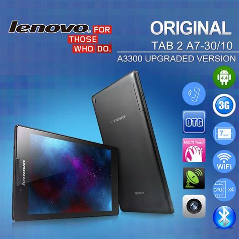 Cheap Original Lenovo Tablet Tab 2 A7 10 A7 30 Wifi 3g A3300 Upgrade