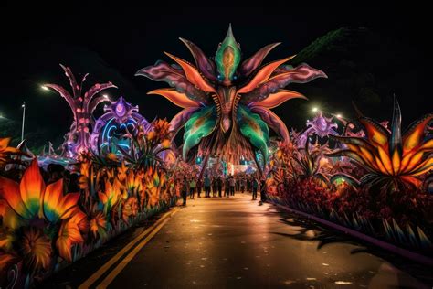 Dazzling Night Parade at Rio's Carnival Brazilia ,Generative AI 30604470 Stock Photo at Vecteezy