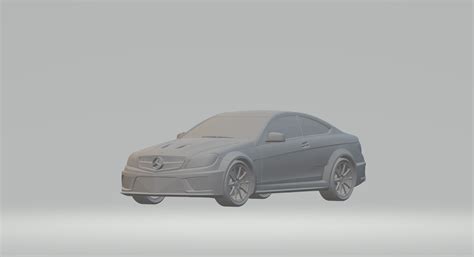 Archivo Stl Gratis 3d Mercedes Benz Amg C63 Modelo De Coche Alta Calidad ImpresiÓn 3d Archivo