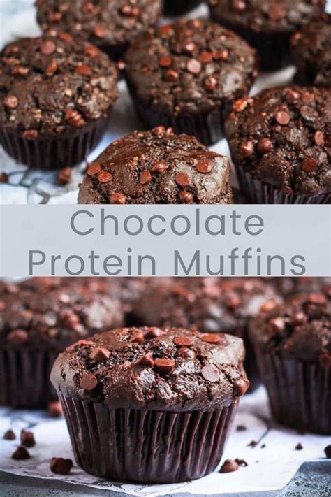 Eggless Chocolate Protein Muffins Artofit