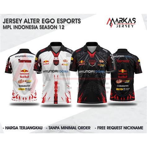 Jual Jersey Baju Kaos Alter Ego Esports New Mpl Season Free