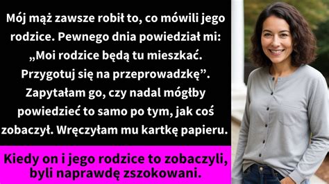 M J M Zawsze Robi To Co M Wili Jego Rodzice Pewnego Dnia