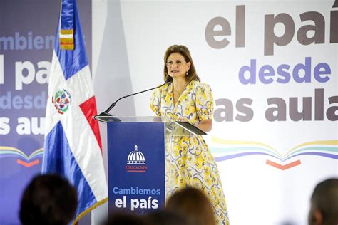 Vicepresidenta Raquel Pe A Inaugura Escuela Y Caipi En Santo Domingo