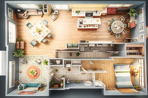 Premium AI Image Plan Of An Apartment Or House Interior Design Neural