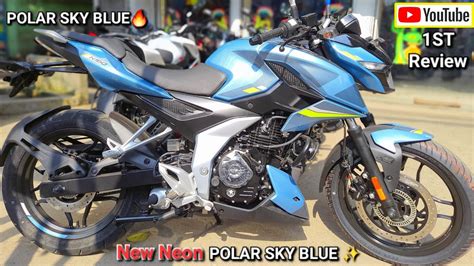 Finally Bajaj Pulsar N Polar Sky Blue Colour St Looks New